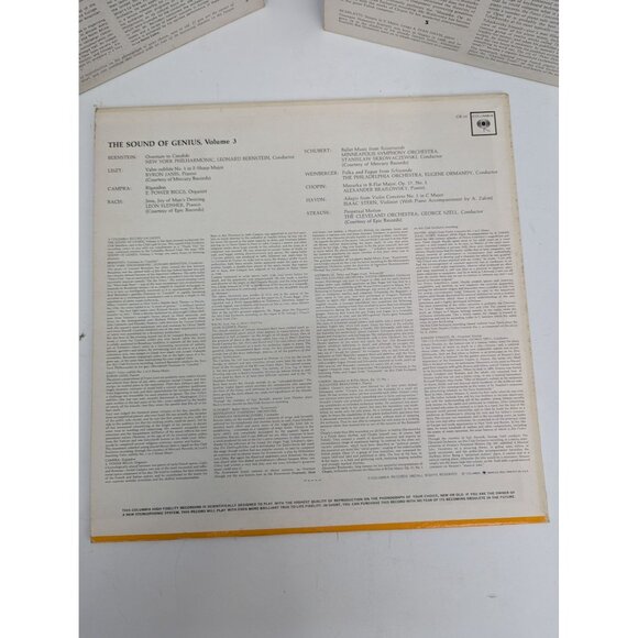 The Sound Of Genius Volume 1,2,3 Columbia Record Club Columbia Masterworks - Picture 10 of 10